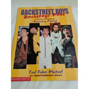 Backstreet Boys‎ Backstage Pass Photo Scrapbook 90s Pop Band Collectible